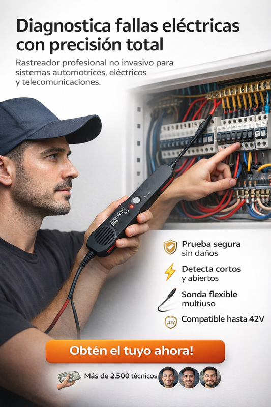 Rastreador Cables y Comprobador Circuito