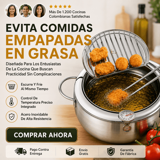 OLLA FREIDORA JAPONESA. Sabores perfectos sin exceso de grasa!