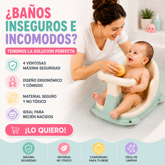 ASIENTO DE BAÑO PARA BEBE