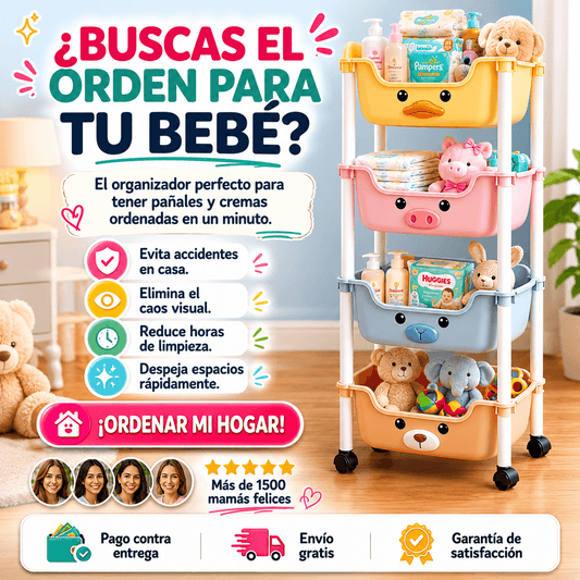 ORGANIZADOR KAWAII 4 NIVELES - El secreto de las Mamás organizadas!