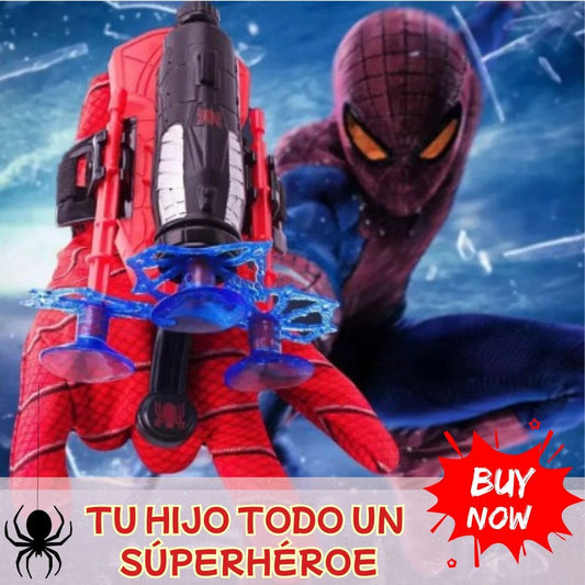 Cumple su sueño de ser superhéroe con Guante Lanzador de Teleraña.