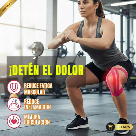 TAPE® Cinta de Kinesiologíca X 10 Unid. Menos dolor, más movimiento.