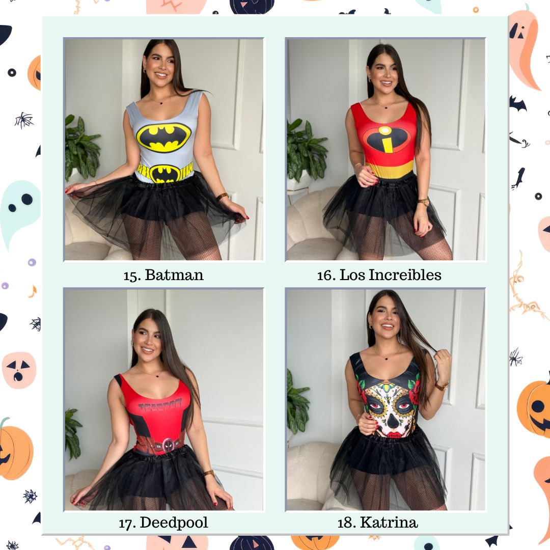 Body Halloween: Diseño exclusivo y comodidad total.
