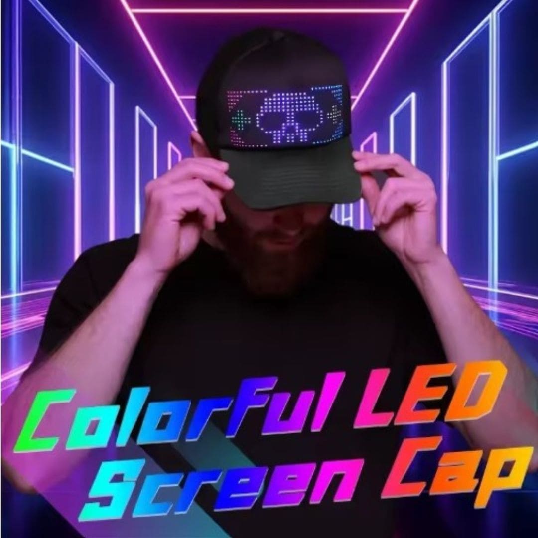 Gorra Unisex de Beisball Led. Exprésate a tu manera!
