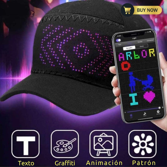 Gorra Unisex de Beisball Led. Exprésate a tu manera!