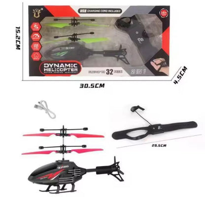 Helicóptero RC, Vuela con solo mover tu mano!