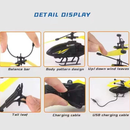 Helicóptero RC, Vuela con solo mover tu mano!