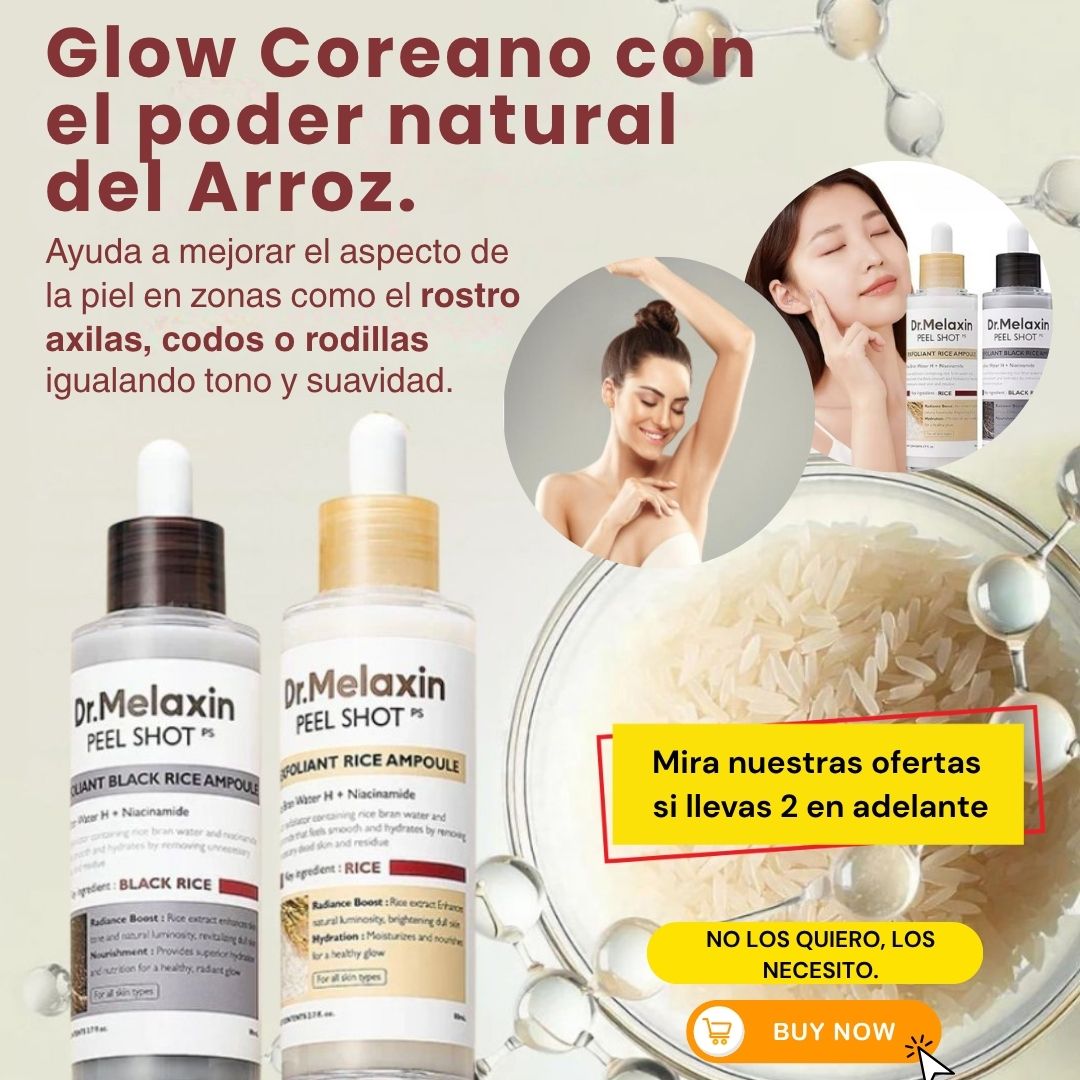 Dr. Melaxin Rice & Black Rice®   El secreto Coreano revelado.