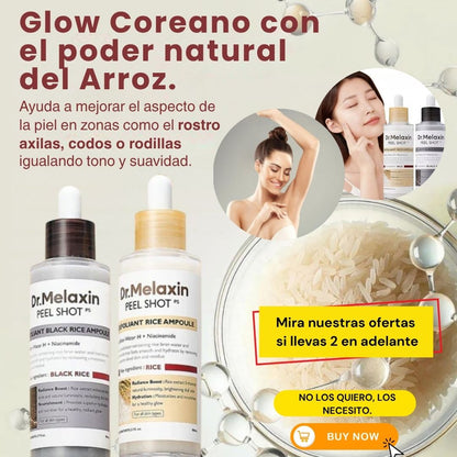 Dr. Melaxin Rice & Black Rice®   El secreto Coreano revelado.