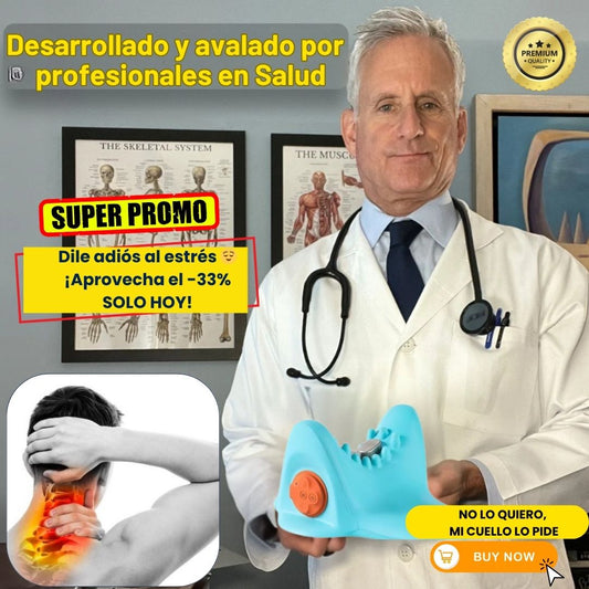 Tensión en el cuello? Siente alivio real con la almohada Bionic Pulse™