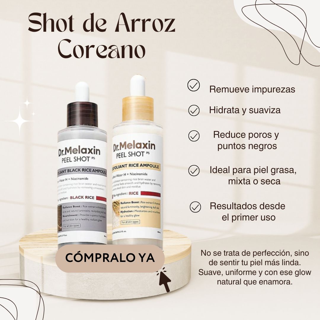 Dr. Melaxin Rice & Black Rice®   El secreto Coreano revelado.
