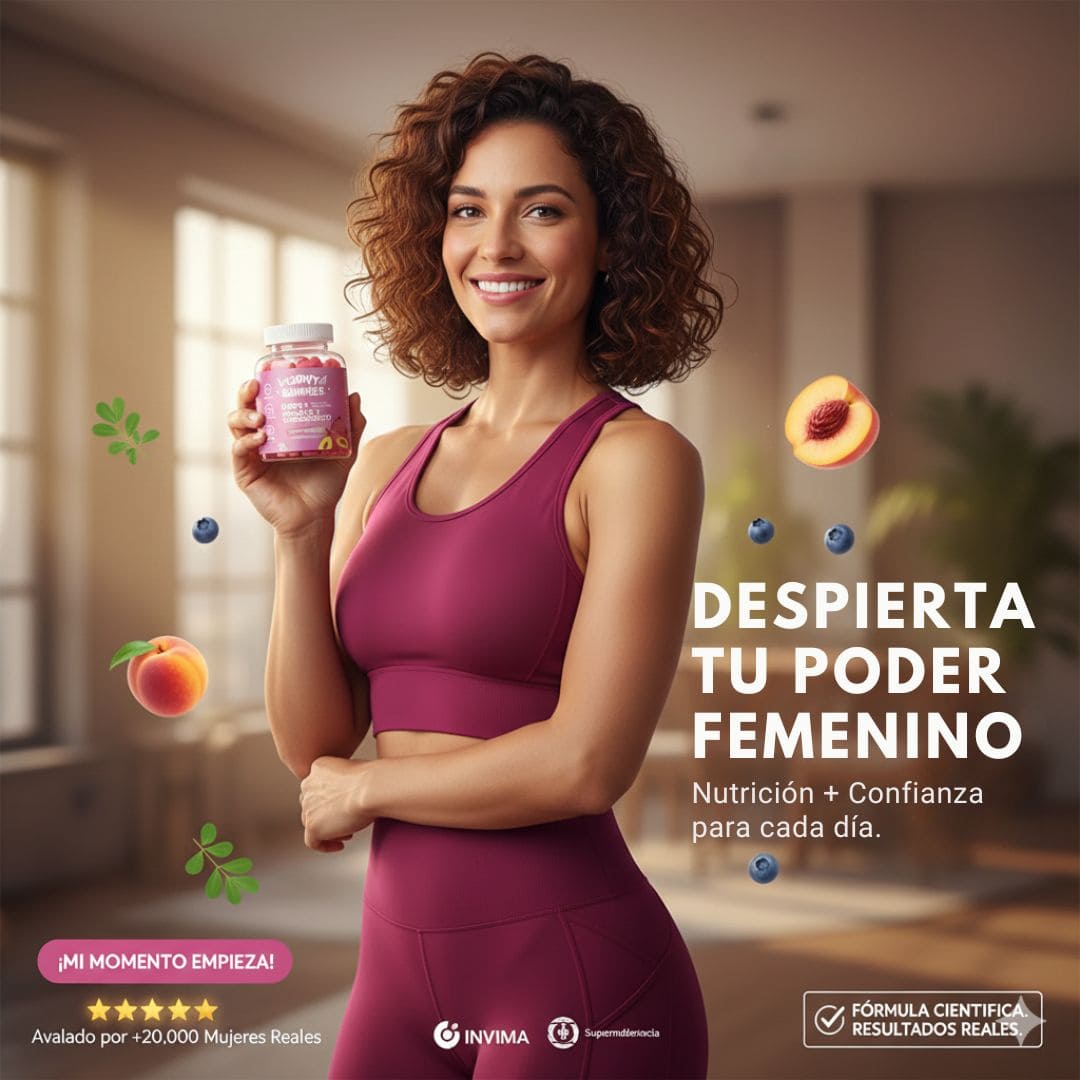 Curvy Gummies® rutina dulce para nutrirte, cuidar tus curvas y piel.