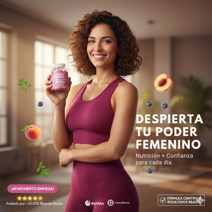 Curvy Gummies® rutina dulce para nutrirte, cuidar tus curvas y piel.