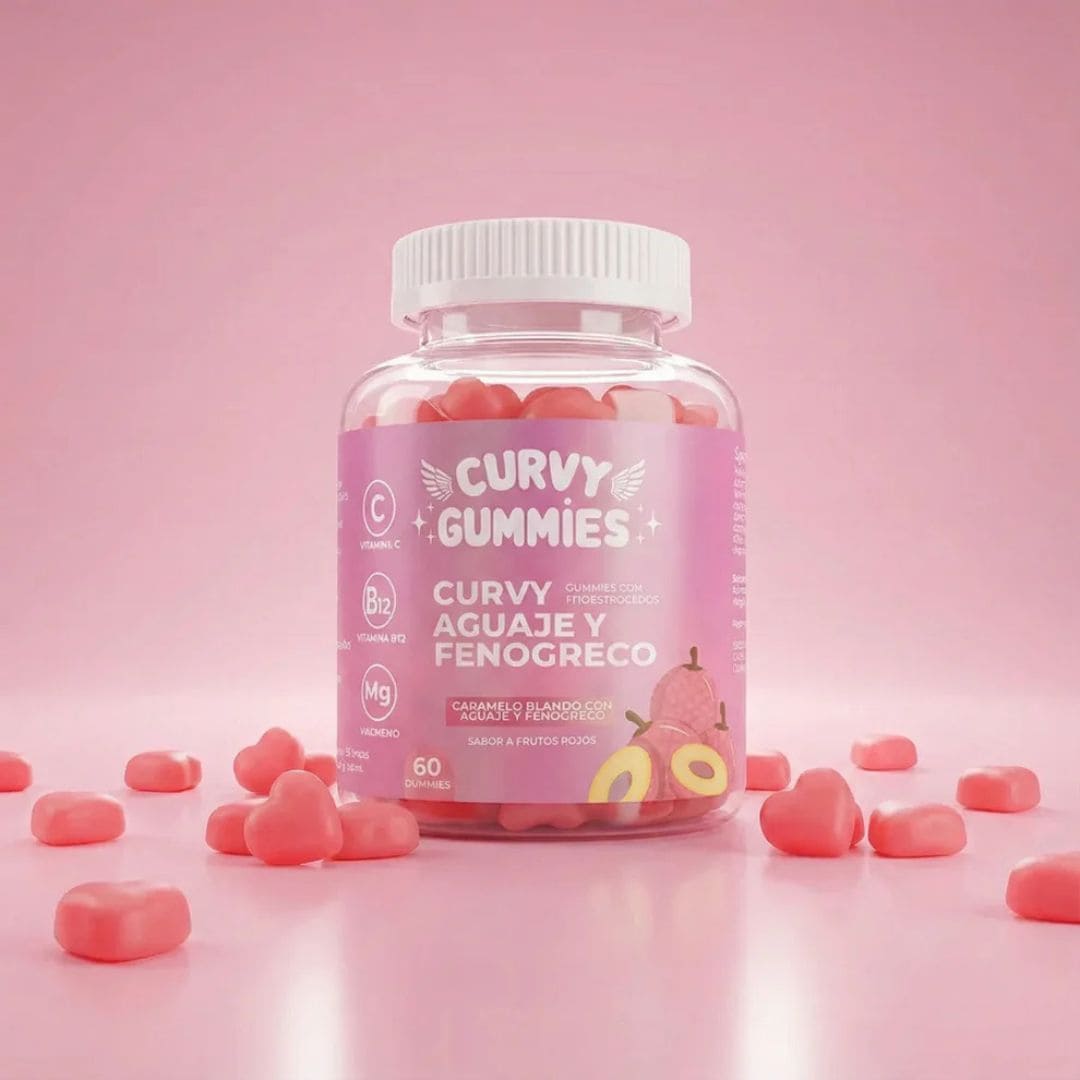 Curvy Gummies® rutina dulce para nutrirte, cuidar tus curvas y piel.