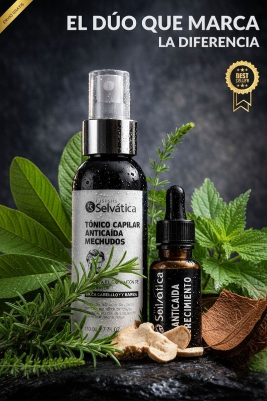 Mechudos® Dúo Anticaida - Potencia Capilar En Dos Pasos.