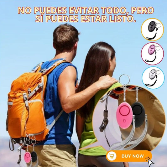 Alarma Defensa personal, Llévalo siempre contigo, puede salvarte.