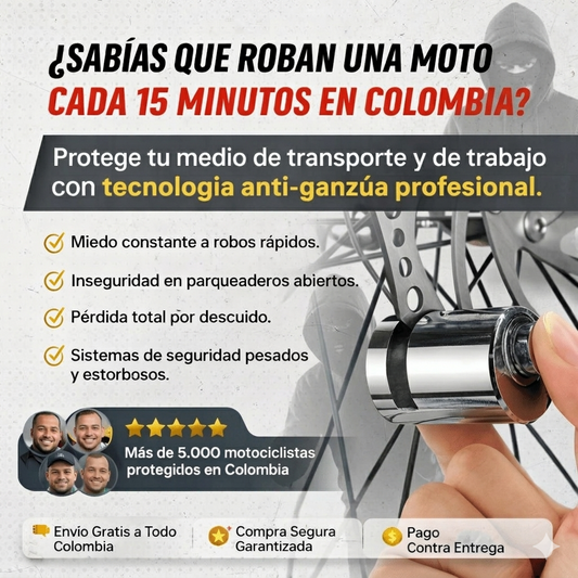 DISC LOCK® Bloqueo para freno de disco: Tu moto blindada en un segundo!