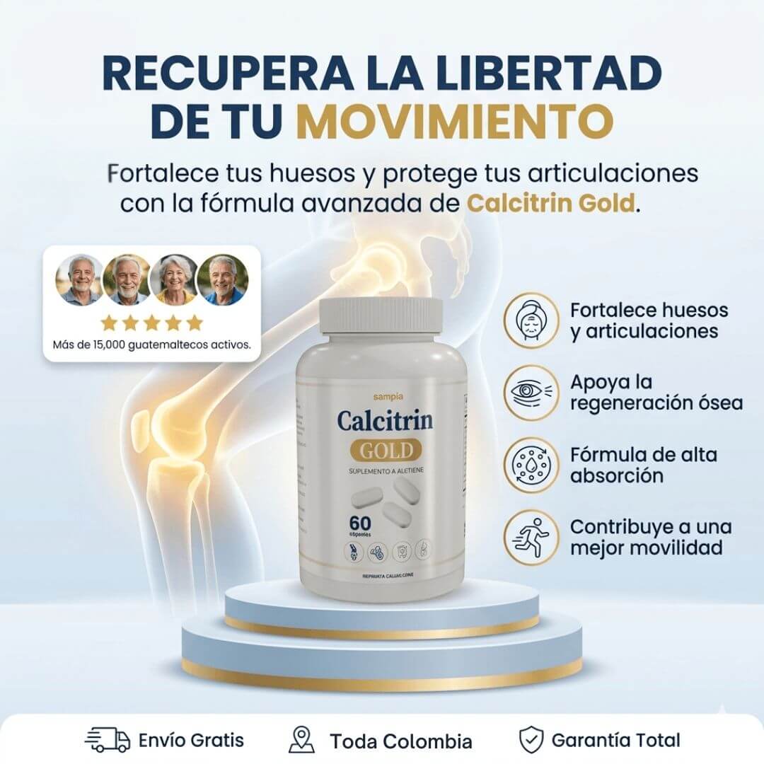 CALCITRIN GOLD X60® Cuidado nutricional para tu salud Ósea