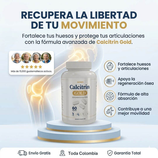 CALCITRIN GOLD X60® Cuidado nutricional para tu salud Ósea
