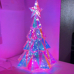 Lámpara Prismática. Brilla como un cristal, se arma como un puzzle.