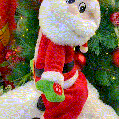 Papá Noel Twerking: El adorno más esperado y viral de esta Navidad.